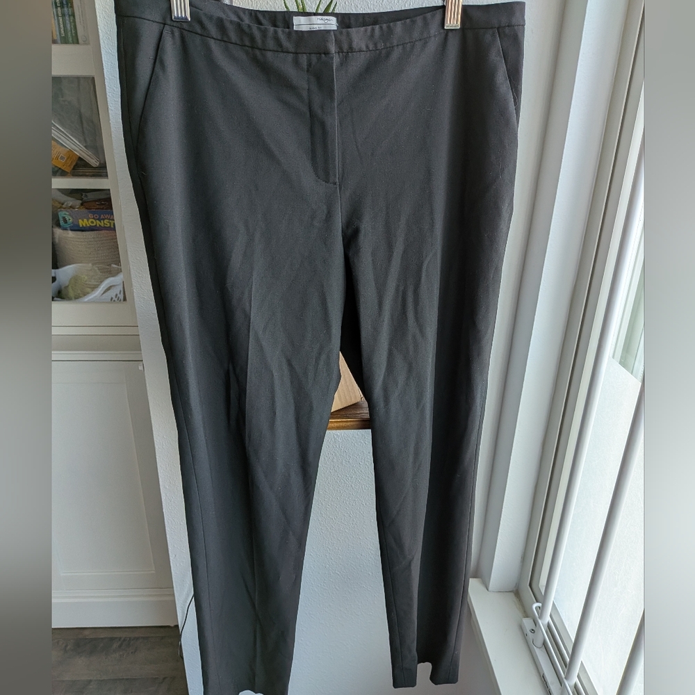 Halogen Nordstrom Quinn Fit Tailored Black Dress Pants - Size 8